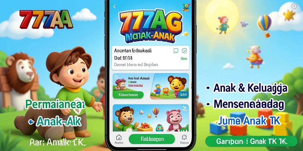 Antarmuka permainan edukatif yang ceria dan interaktif.