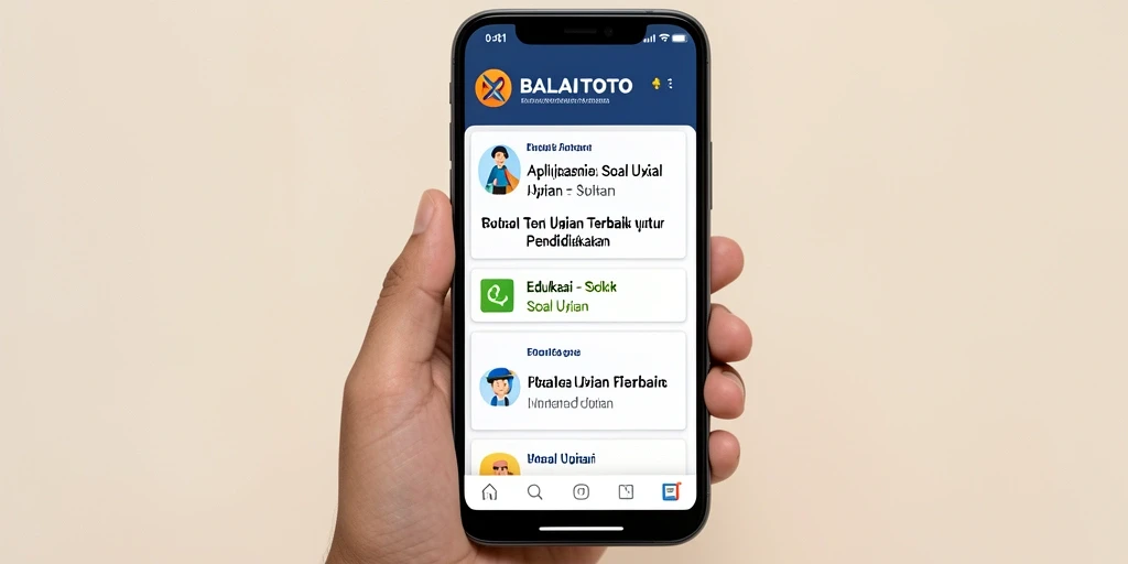 Antarmuka aplikasi BALAITOTO yang menarik dan mudah digunakan.