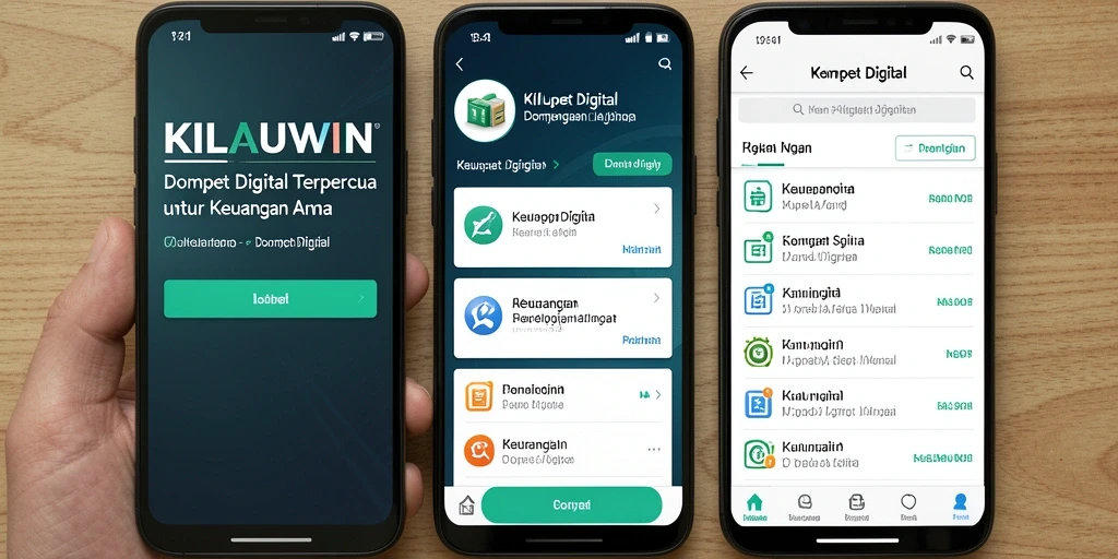 Antarmuka pengguna KILAUWIN yang intuitif dan mudah digunakan.