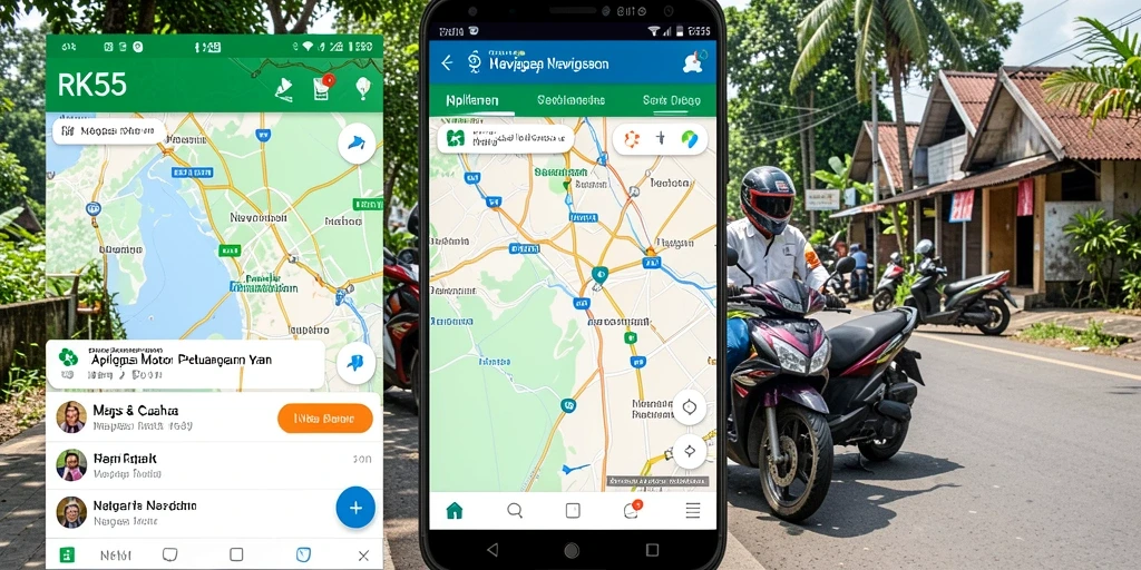 Screenshot antarmuka RK55 yang menunjukkan fitur navigasi motor yang intuitif.